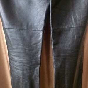 Black Leather Pants
